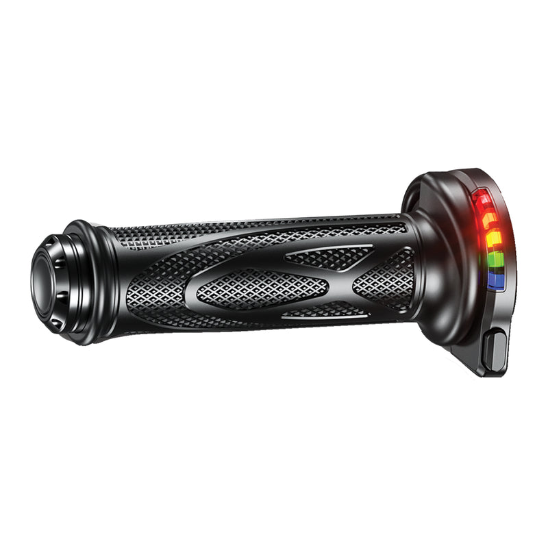 Commander Heated Grips With Integral Throttle Sleeve 22.2mm