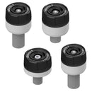 Spindle Protector Set - Front And Rear Black Suzuki GSX-R750 / GSX-R600