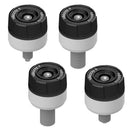 Spindle Protector Set - Front And Rear Black Suzuki GSX-R750