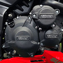 Secondary Engine Cover Set Black For Suzuki GSX-S 750 2017-2021