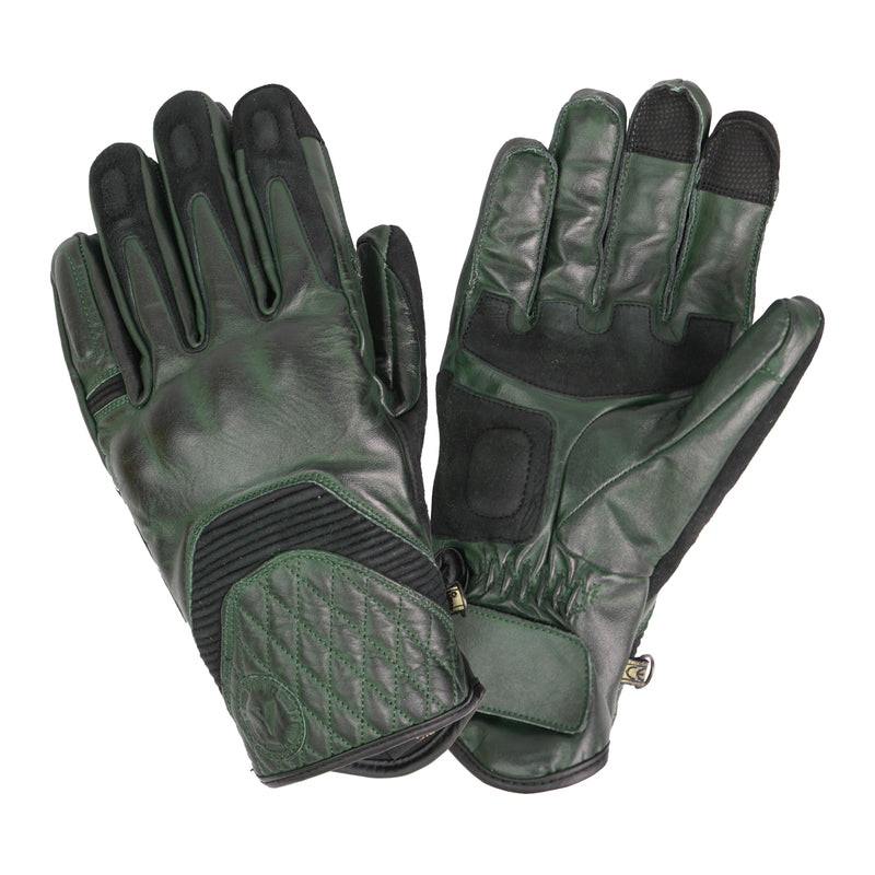 ByCity Cafe 3 Leather Gloves Green