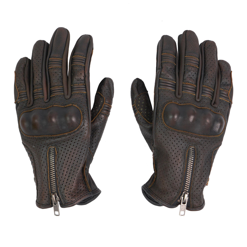 ByCity Amsterdam Leather Gloves Dark Brown