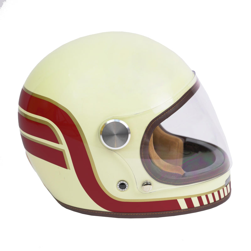 ByCity Roadster 2 R22.06 Full Face Helmet Wing Cream / Red