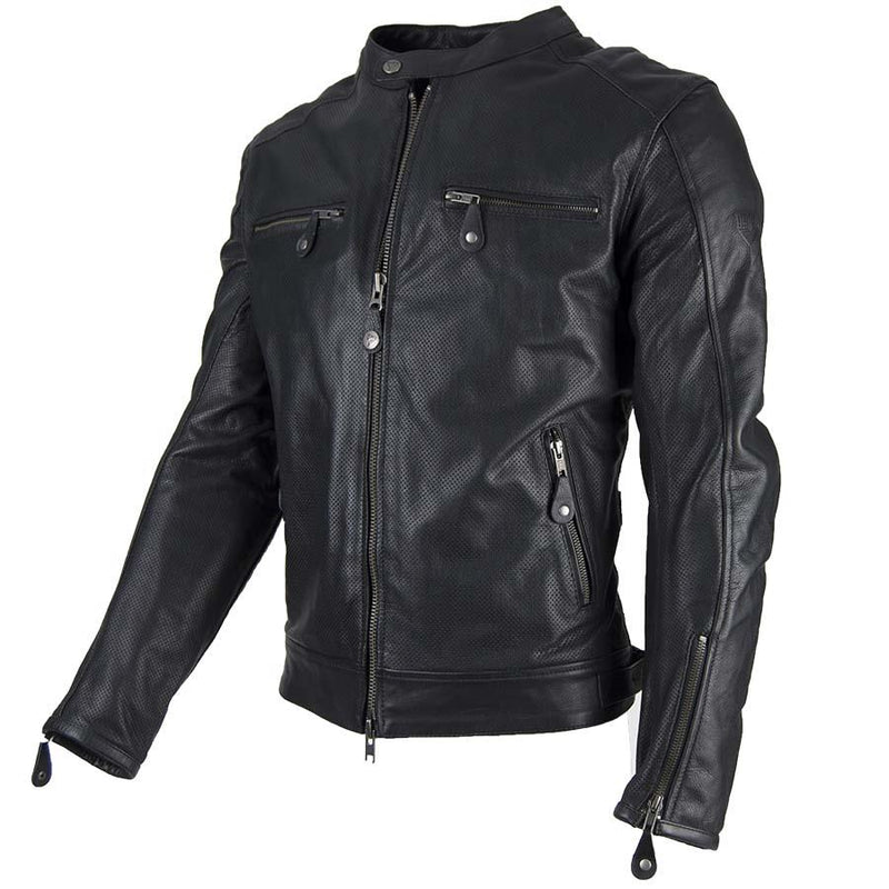 ByCity Street Cool Leather Jacket Black