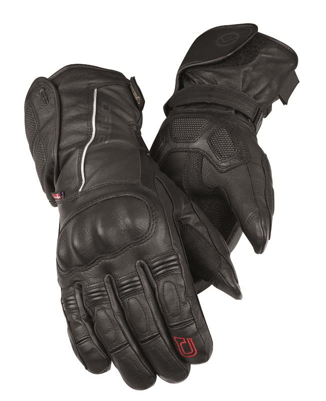 Dane Nordborg Gore-Tex + Grip Motorcycle Gloves Black