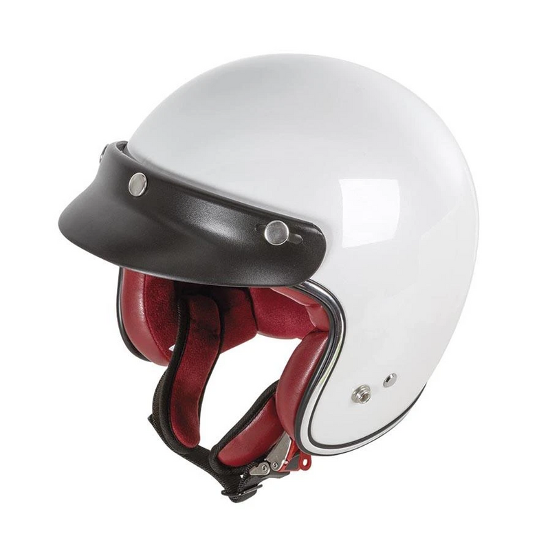 Garibaldi G02X Vintage Open Face Helmet Pearl White