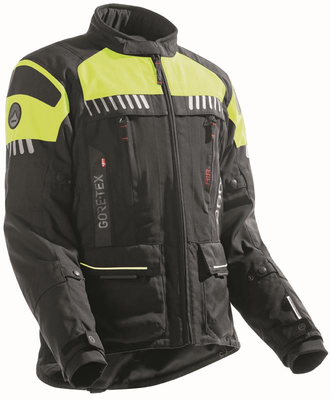 Dane Ikast Gore-Tex Motorcycle Jacket Black / Yellow