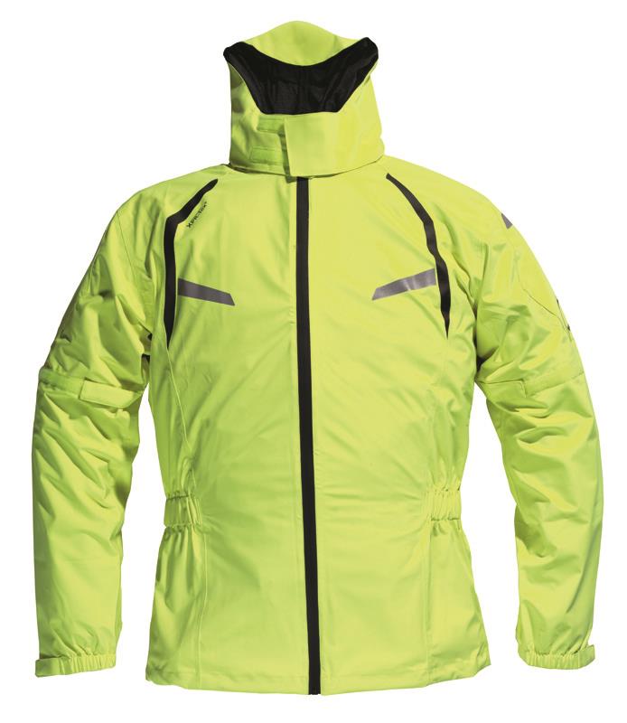 Dane Byge XPR-Tex Motorcycle Rain Over Jacket Yellow / Black