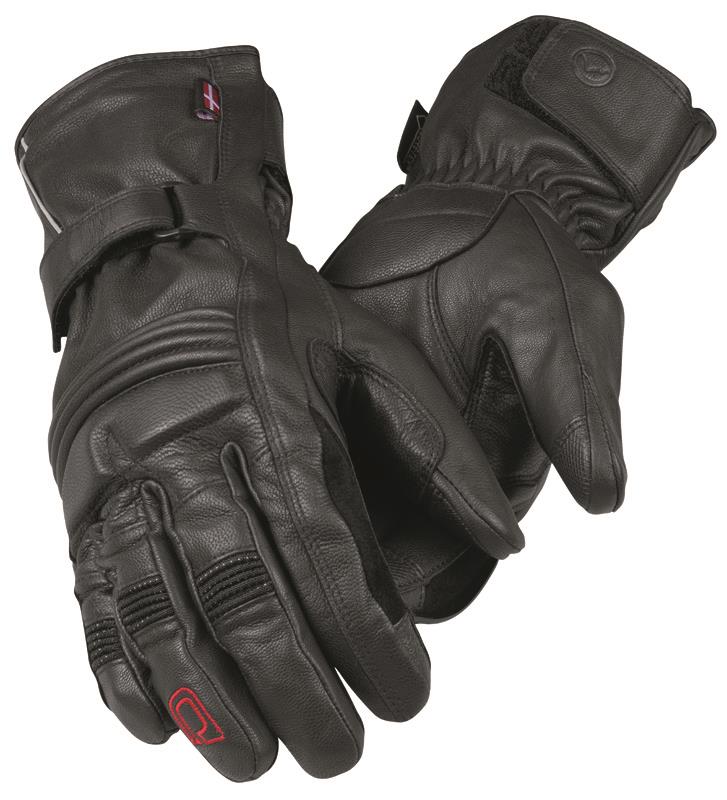 Dane Nibe 4 Gore-Tex + Grip Motorcycle Gloves Black