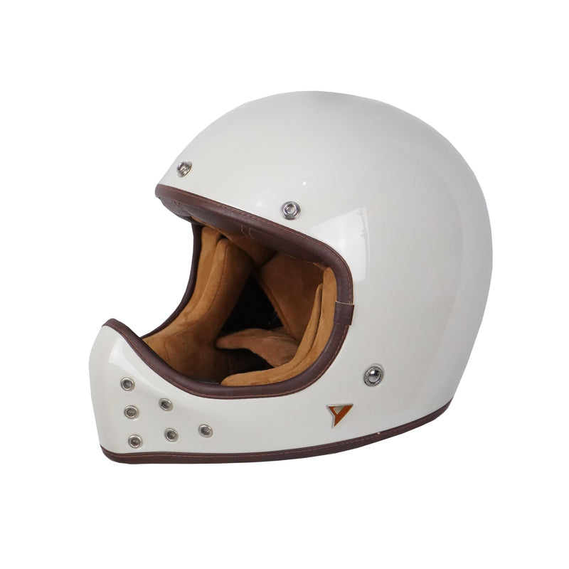 ByCity The Rock R22.06 Full Face Helmet White Bone