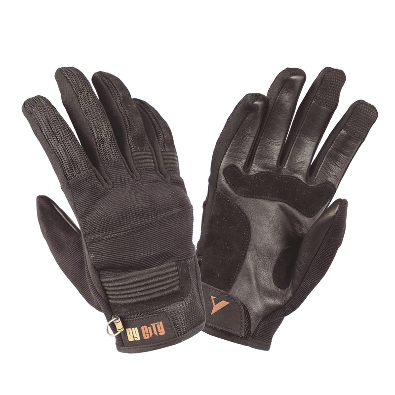 ByCity Florida SE Leather / Textile Gloves Black