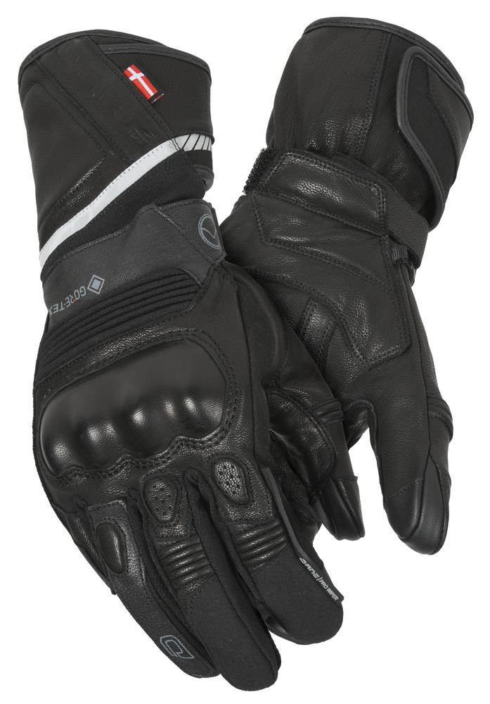 Dane Fureso Gore-Tex Grip Motorcycle Gloves Black