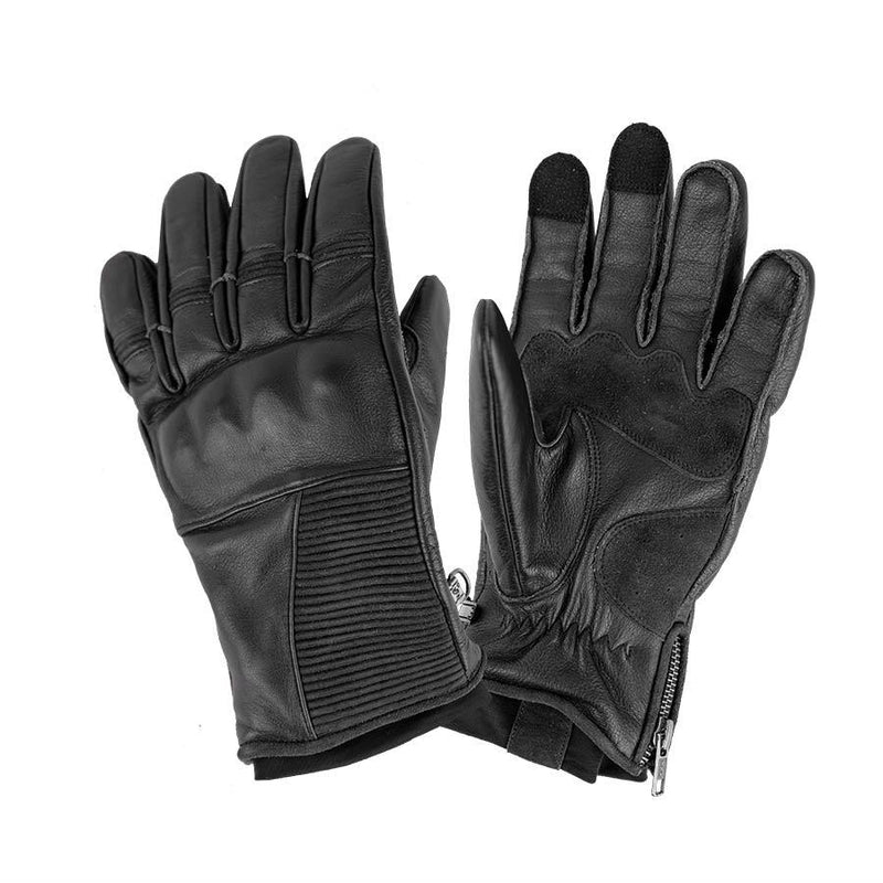 ByCity Detroit Leather Gloves Black