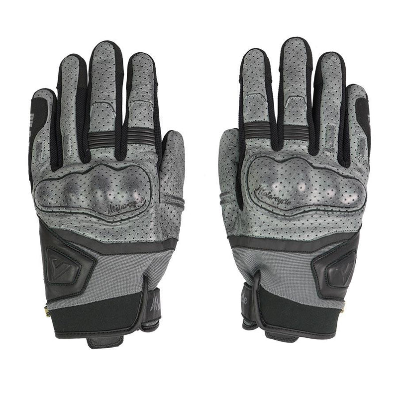 ByCity Tokio Leather Gloves Grey