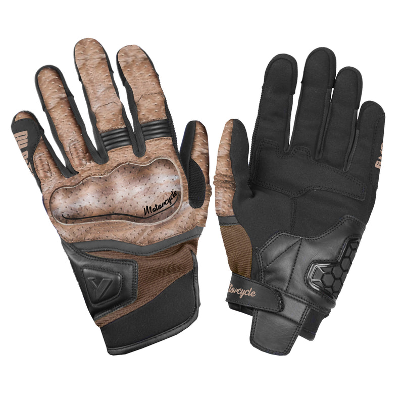 ByCity Tokio Leather Gloves Black / Brown