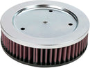Replacement High-Flow Air Filter Black / Red | HD0600