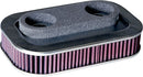 Replacement High-Flow Air Filter Black / Red For Harley Davidson XL 1200 C 1996-2013