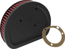 Replacement High-Flow Air Filter Black / Red For Harley Davidson FLHR 1450 1999-2006