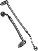 Fuel-Injection Line Chrome / Clear-Coated / Stainless Steel For Harley Davidson FLHRCI 1340 EFI 1998 - 159 MM