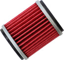 Oil Filter Red / Silver For Beta RR 125 2006-2017 - 46 MM