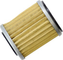 Oil Filter Silver / Yellow For TM Racing EN 250 F 2007 - 45 MM