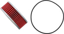Oil Filter Red / Silver For Yamaha VMX-12 1200 1985-1995 - 40 MM
