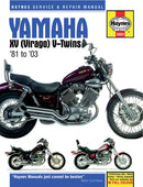 Motorcycle Repair Manual For Yamaha XV 1000 1981-1987