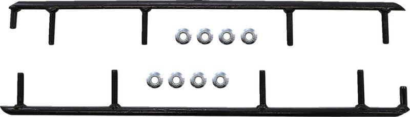 Top-Stock Hard Surface Wear Bars Black For Arctic Cat Z 370 2000-2006