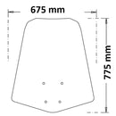 Classic Screen Clear For Suzuki Burgman Street Executive 125 2023>