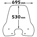 Classic Screen Clear For Peugeot Tweet 50-125-150 from 2010-2013