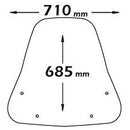 Classic Screen Clear For Kymco Agility R16 Plus 50/125/200 2014 - 2021