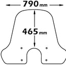Classic Screen Clear For Piaggio Vespa GT 125/200/250 2003-2012 300 GTS 2008 - 2021