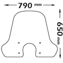 Classic Screen Clear For Vespa 50-125-150 S