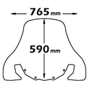 Medium Screen Clear For Peugeot Geopolis 250-300-400 and RS Since 2007