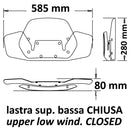 Height Adjustable Screen Clear For Can Am Ryker 600/900/Rally>2019