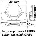 Height Adjustable Screen Clear For Can Am Ryker 600/900/Rally>2019
