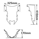 Double Bubble Screen Clear For BMW S 1000 RR 2009 - 2016