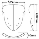 High Screen Light Smoke For BMW R1200 RT 2010-06/2014