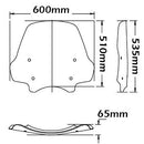 High Screen Clear For BMW R 1200 R 2011 - 2014