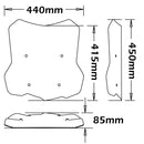 Medium Screen Clear For BMW F 850 GS 2018>