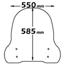 Medium Screen Clear For Benelli Velate 125 - 250 from 2010