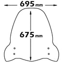 Medium Screen Clear For Benelli Pepe 50 2007-2015