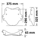 Rally Screen Black For Benelli TRK 502 500 2017-2024