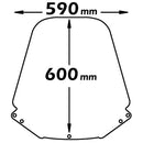 High Screen Clear For Honda CN 250 1991-2001
