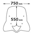High Screen With Anti-Sun Refraction Clear For Honda SH 125/150 06/2012 - 2016