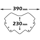 Double Bubble Screen For Matte Black For Yamaha x-max 125-250 2010-2013