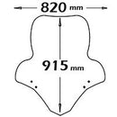 Medium Screen With Anti-Sun Refraction Clear For Kymco Xtown 125I-300I 2016>