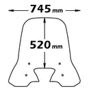 Medium Screen With Anti-Sun Refraction Clear For Kymco People One 125I 2013>