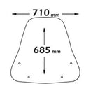 Medium Screen Clear For Kymco Agility R16 Plus 50 - 125 -200 From 2014