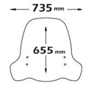 Medium Screen Clear For Yamaha Booster 50 Restyling 2013